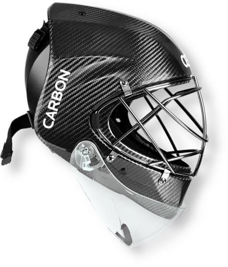 OBO CK Carbon helmet with Throat Protector