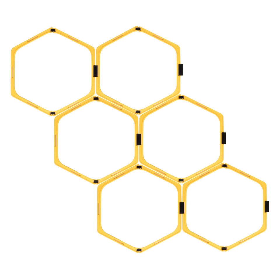 Hexagon Training Hoop Hurdles (set of 6)